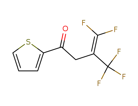 Molecular Structure of 140860-84-0 (3-Buten-1-one, 4,4-difluoro-1-(2-thienyl)-3-(trifluoromethyl)-)
