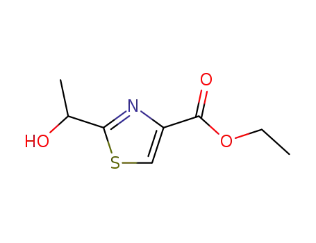 4-Thiazolecarboxylicacid,2-(1-hydroxyethyl)-,ethylester(9CI)