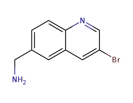 Molecular Structure of 1268261-09-1 ((3-bromoquinolin-6-yl)methanamine)
