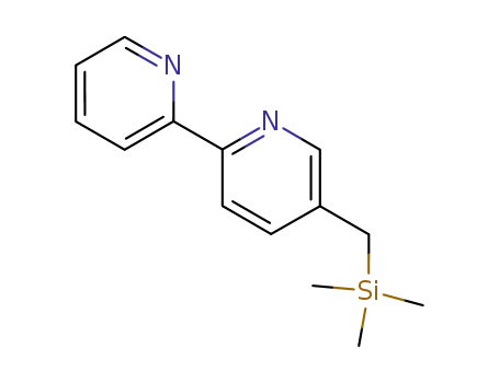 Molecular Structure of 219944-90-8 (5-(trimethylsilyl)-methyl-2,2′-bipyridine)