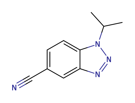 1-isopropyl-1H-1,2,3-benzotriazole-5-carbonitrile(SALTDATA: FREE)