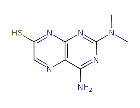 Molecular Structure of 118512-04-2 (4-amino-2-(dimethylamino)-7-pteridinethiol)