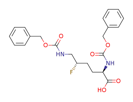 (5S)-5-fluoro-N<sup>2</sup>,N<sup>6</sup>-bis(benzoxycarbonyl)-D-lysine