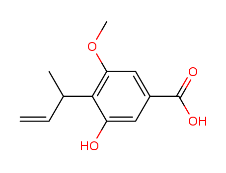 4-(But-3-en-2-yl)-3-hydroxy-5-Methoxybenzoic acid