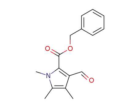 1H-Pyrrole-2-carboxylic acid, 3-formyl-1,4,5-trimethyl-, phenylmethyl
ester
