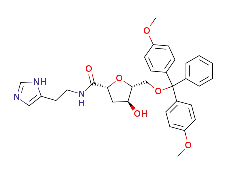 (2R,4S,5R)-5-[Bis-(4-methoxy-phenyl)-phenyl-methoxymethyl]-4-hydroxy-tetrahydro-furan-2-carboxylic acid [2-(3H-imidazol-4-yl)-ethyl]-amide