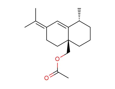 (1R)-1,3,4,5,6,7-Hexahydro-1α-methyl-7-(1-methylethylidene)-4aβ(2H)-naphthalenemethanol acetate