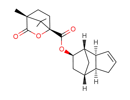 (1S,2S,6S,7S,8R)-tricyclo[5.2.1.0<sup>2,6</sup>]dec-4-en-8-yl (1S,4R)-4,7,7-trimethyl-3-oxo-2-oxabicyclo[2.2.1]heptane-1-carboxylate