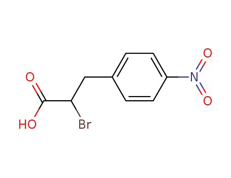 2-bromo-3-(4-nitrophenyl)propanoic acid cas  18910-12-8