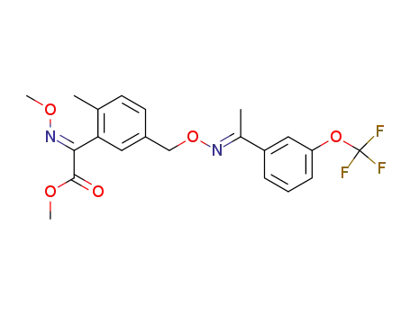 [(E)-Methoxyimino]-{2-methyl-5-[1-(3-trifluoromethoxy-phenyl)-eth-(E)-ylideneaminooxymethyl]-phenyl}-acetic acid methyl ester