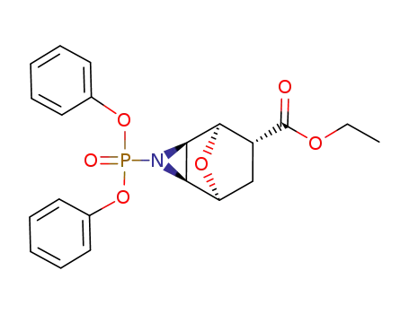(1S,2S,4R,5R,6R)-3-(Diphenoxy-phosphoryl)-8-oxa-3-aza-tricyclo[3.2.1.0<sup>2,4</sup>]octane-6-carboxylic acid ethyl ester