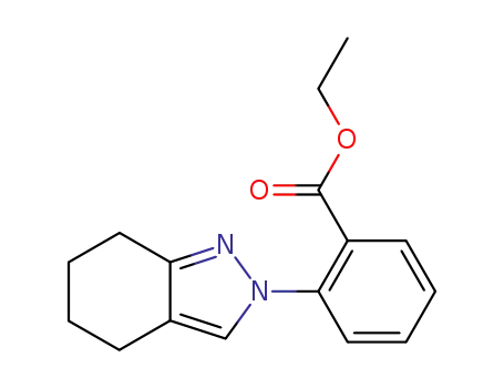 Benzoic acid, 2-(4,5,6,7-tetrahydro-2H-indazol-2-yl)-, ethyl ester