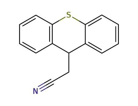 Molecular Structure of 21739-44-6 (9H-Thioxanthene-9-acetonitrile)