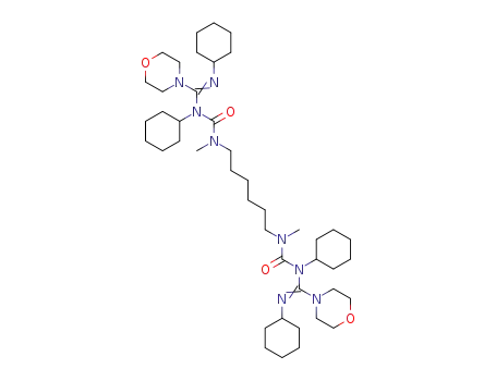 N,N''-1,6-(hexanediyl)bis[N'-cyclohexyl-N'-[(cyclohexylimino)(4-morpholinyl)methyl]-N-methylurea]