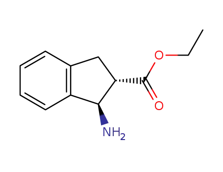 1H-Indene-2-carboxylicacid,1-amino-2,3-dihydro-,ethylester,(1R,2R)-(9CI)