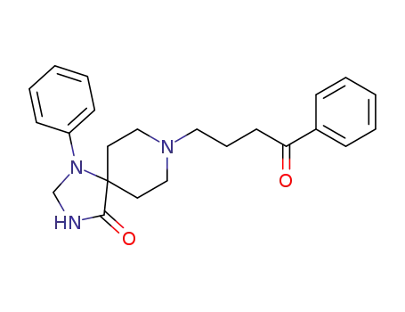 Molecular Structure of 1054-89-3 (8-(4-oxo-4-phenylbutyl)-1-phenyl-1,3,8-triazaspiro[4.5]decan-4-one)