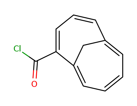 Molecular Structure of 106817-62-3 (Bicyclo[4.4.1]undeca-1,3,5,7,9-pentaene-2-carbonyl chloride (9CI))