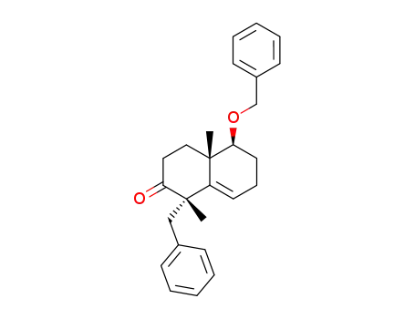 (1S,4aS,5S)-1-Benzyl-5-benzyloxy-1,4a-dimethyl-3,4,4a,5,6,7-hexahydro-1H-naphthalen-2-one