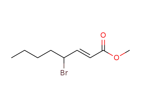2-Octenoic acid, 4-bromo-, methyl ester, (2E)-