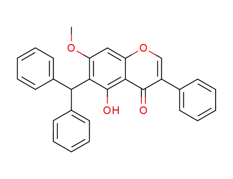 6-Benzhydryl-5-hydroxy-7-methoxy-3-phenyl-chromen-4-one