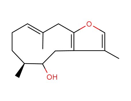 (E)-(S)-3,6,10-Trimethyl-4,5,6,7,8,11-hexahydro-cyclodeca[b]furan-5-ol