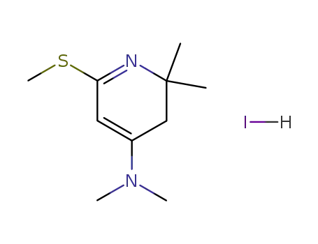 (2,2-Dimethyl-6-methylsulfanyl-2,3-dihydro-pyridin-4-yl)-dimethyl-amine; hydriodide