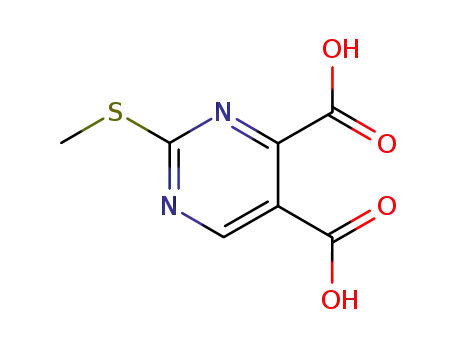 2-(Methylthio)-4,5-pyrimidinedicarboxylic Acid