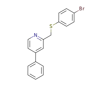 2-<<(p-bromophenyl)thio>methyl>-4-phenylpyridine