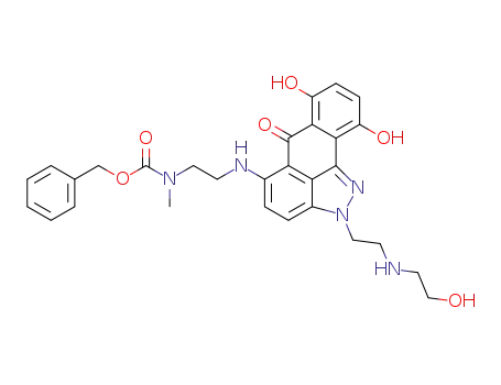 (2-{7,10-Dihydroxy-2-[2-(2-hydroxy-ethylamino)-ethyl]-6-oxo-2,6-dihydro-dibenzo[cd,g]indazol-5-ylamino}-ethyl)-methyl-carbamic acid benzyl ester