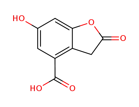 6-Hydroxy-2-oxo-2,3-dihydro-4-benzo<b>furancarbonsaeure