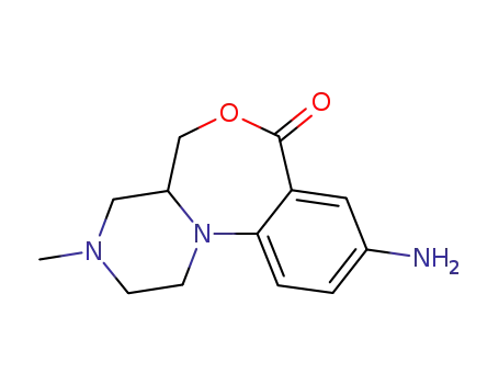 9-Amino-1,2,3,4,4a,5-hexahydro-3-methyl-7H-pyrazino[1,2-a][4,1]benzoxazepin-7-one