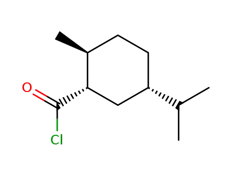 시클로헥산카르보닐 클로라이드, 2-메틸-5-(1-메틸에틸)-, [1S-(1알파,2베타,5알파)]-(9CI)