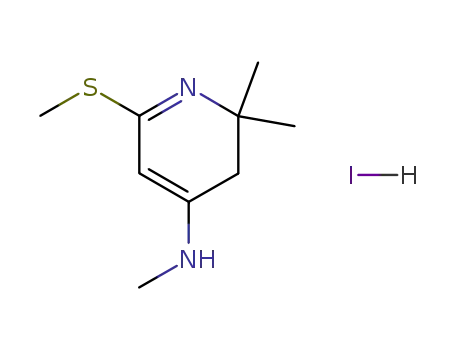 (2,2-Dimethyl-6-methylsulfanyl-2,3-dihydro-pyridin-4-yl)-methyl-amine; hydriodide