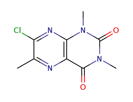 7-chloro-1,3,6-trimethyl-2,4(1H,3H)-pteridinedione