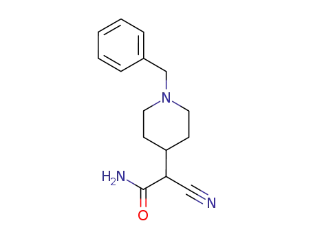 α-cyano-(N-benzyl-piperidin-4-yl)-acetamide