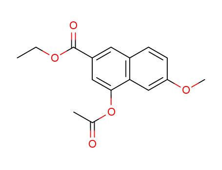 ethyl 4-(acetyloxy)-6-methoxynaphthalene-2-carboxylate