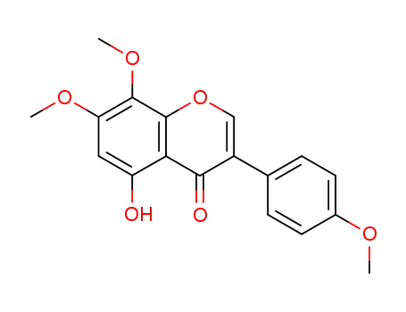 4H-1-Benzopyran-4-one,
5-hydroxy-7,8-dimethoxy-3-(4-methoxyphenyl)-