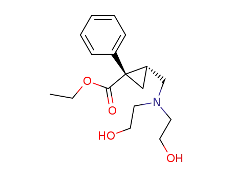 (1S,2R)-2-{[Bis-(2-hydroxy-ethyl)-amino]-methyl}-1-phenyl-cyclopropanecarboxylic acid ethyl ester