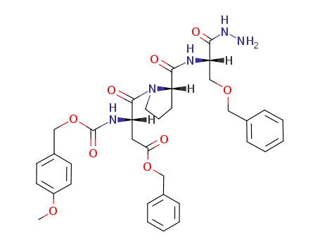 Z(OMe)-Asp(OBzl)-Pro-Ser(Bzl)-NHNH<sub>2</sub>