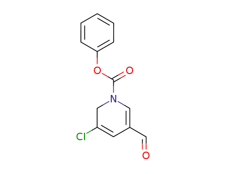 1(2H)-Pyridinecarboxylic acid, 3-chloro-5-formyl-, phenyl ester