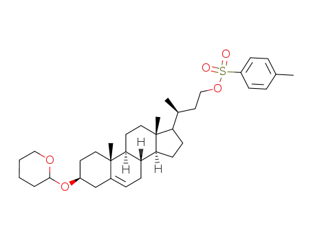 Toluene-4-sulfonic acid (S)-3-[(3S,8S,9S,10R,13R,14S)-10,13-dimethyl-3-(tetrahydro-pyran-2-yloxy)-2,3,4,7,8,9,10,11,12,13,14,15,16,17-tetradecahydro-1H-cyclopenta[a]phenanthren-17-yl]-butyl ester
