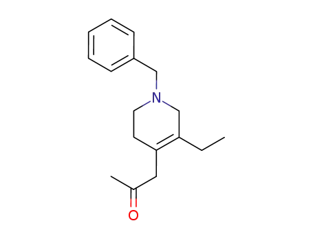 2-Propanone, 1-[5-ethyl-1,2,3,6-tetrahydro-1-(phenylmethyl)-4-pyridinyl]-