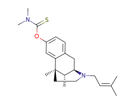 Dimethyl-thiocarbamic acid O-[(2R,6R,11R)-6,11-dimethyl-3-(3-methyl-but-2-enyl)-1,2,3,4,5,6-hexahydro-2,6-methano-benzo[d]azocin-8-yl] ester