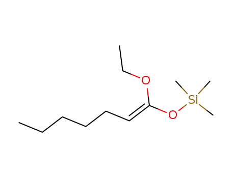 Silane, [(1-ethoxy-1-heptenyl)oxy]trimethyl-, (E)-