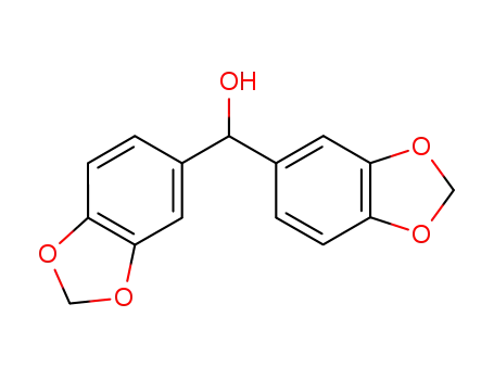 Molecular Structure of 109534-14-7 ((1,3-benzodioxol-5-yl)-1,3-benzodioxole-5-methanol)
