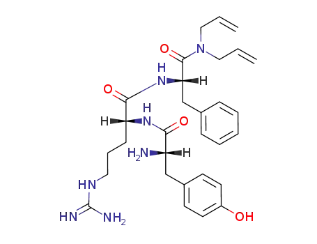 Molecular Structure of 120124-92-7 (Tyr-D-Arg-Phe-N(CH<sub>2</sub>CH=CH<sub>2</sub>)2)