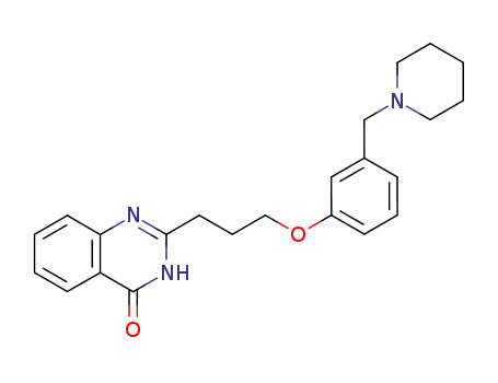 2-<3-<3-(1-piperidinylmethyl)phenoxy>propyl>-4(3H)-quinazolinone