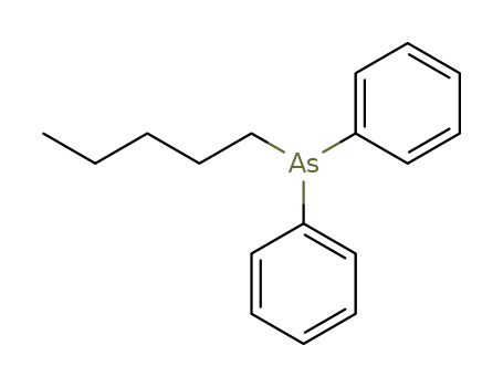 Arsine, pentyldiphenyl-