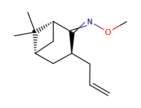 o-methyl oxime of (+)-(1R,3S,5S)-3-(2-propenyl)-6,6-dimethylbicyclo<3.1.1>heptan-2-one