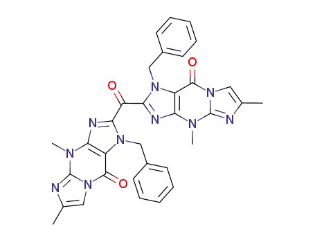 bis(1-benzyl-4,9-dihydro-4,6-dimethyl-9-oxo-1H-imidazo<1,2-a>purin-2-yl)ketone